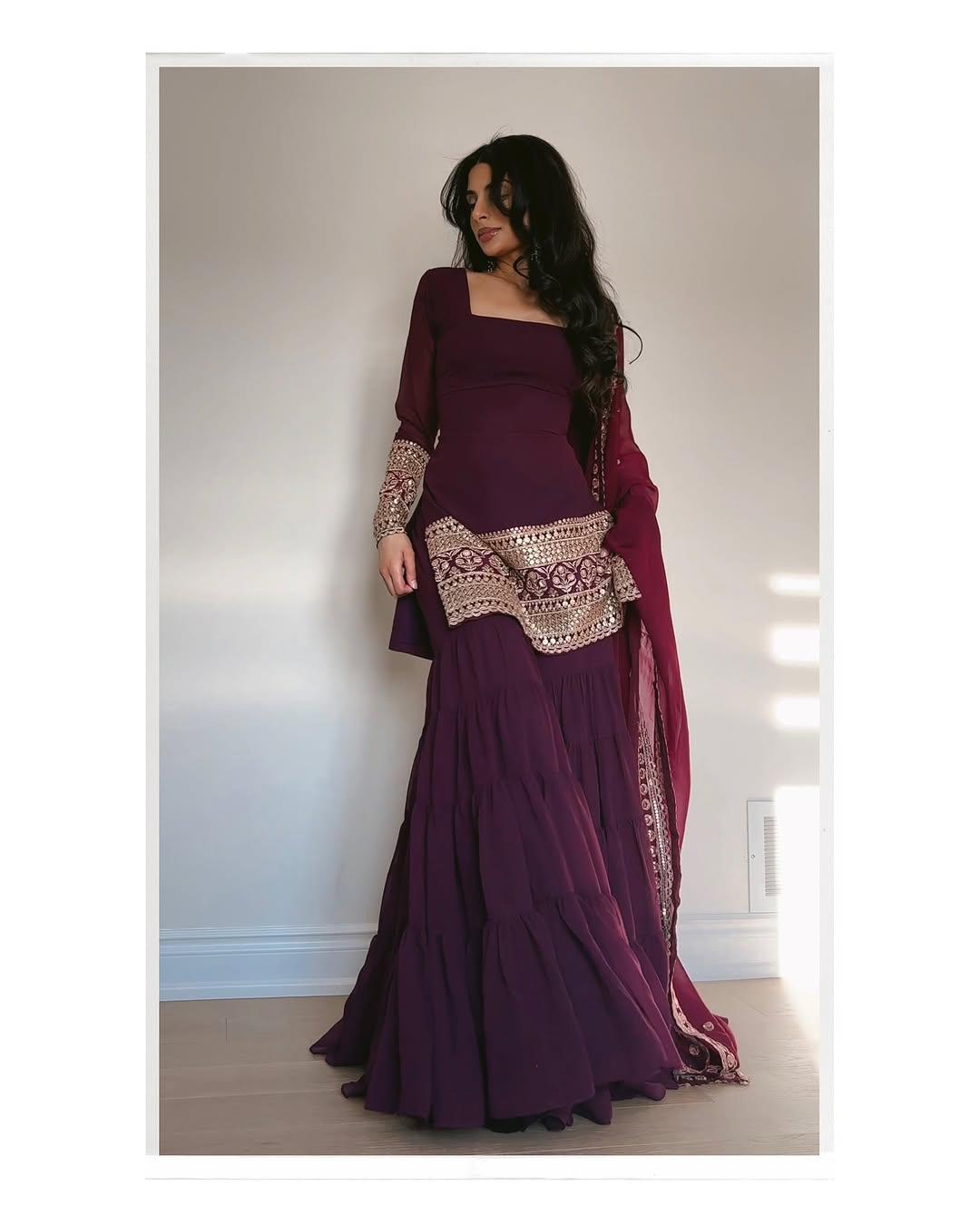 Most Trending Festival Special Party Wear Sharara Dress