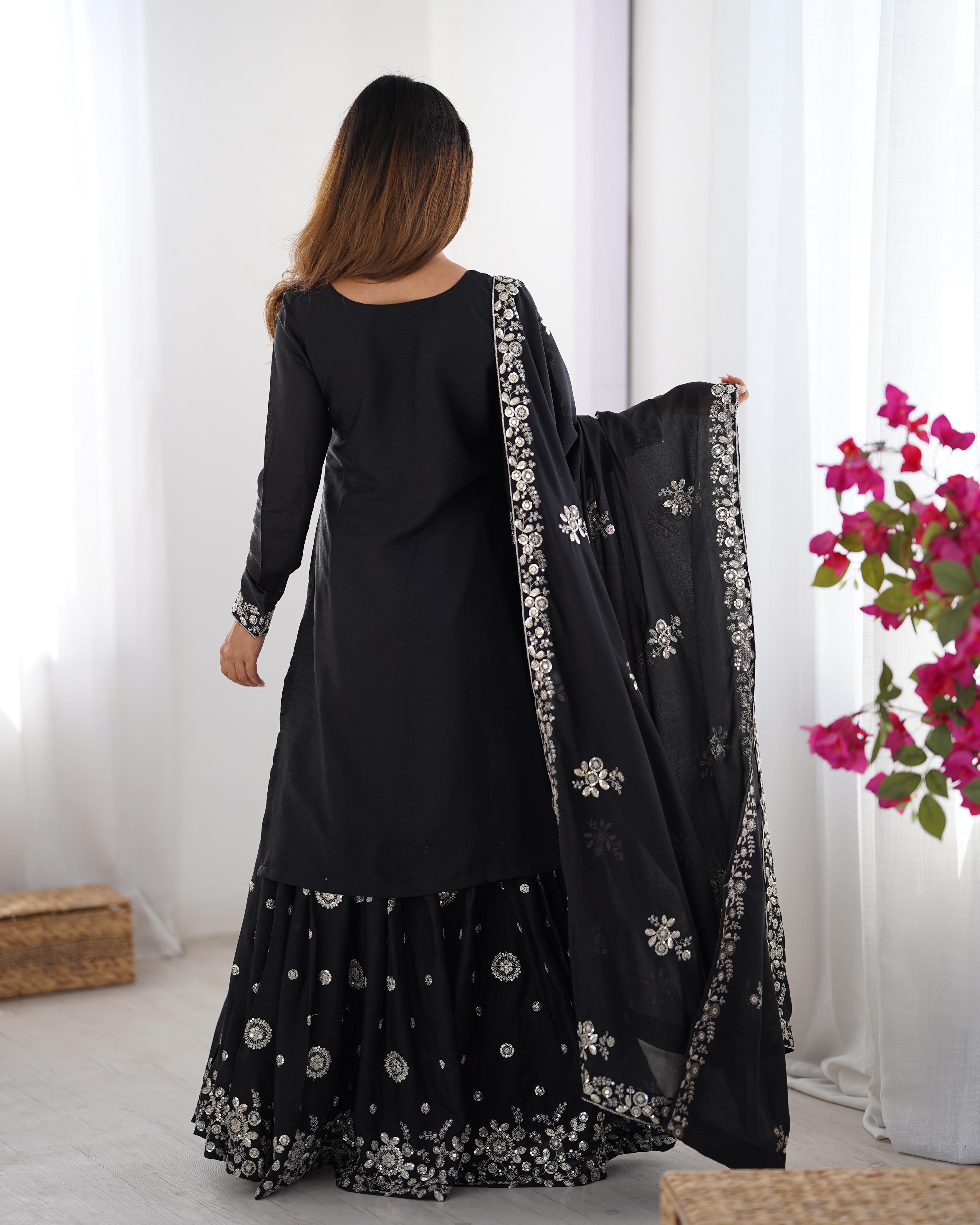 Most Trending Festive Special Party Wear Designer Sharara Suit