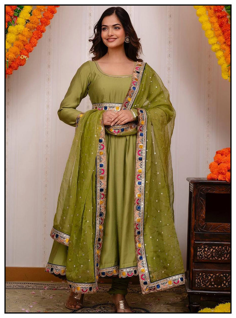 Designer Party Wear Look Anarkali Gown