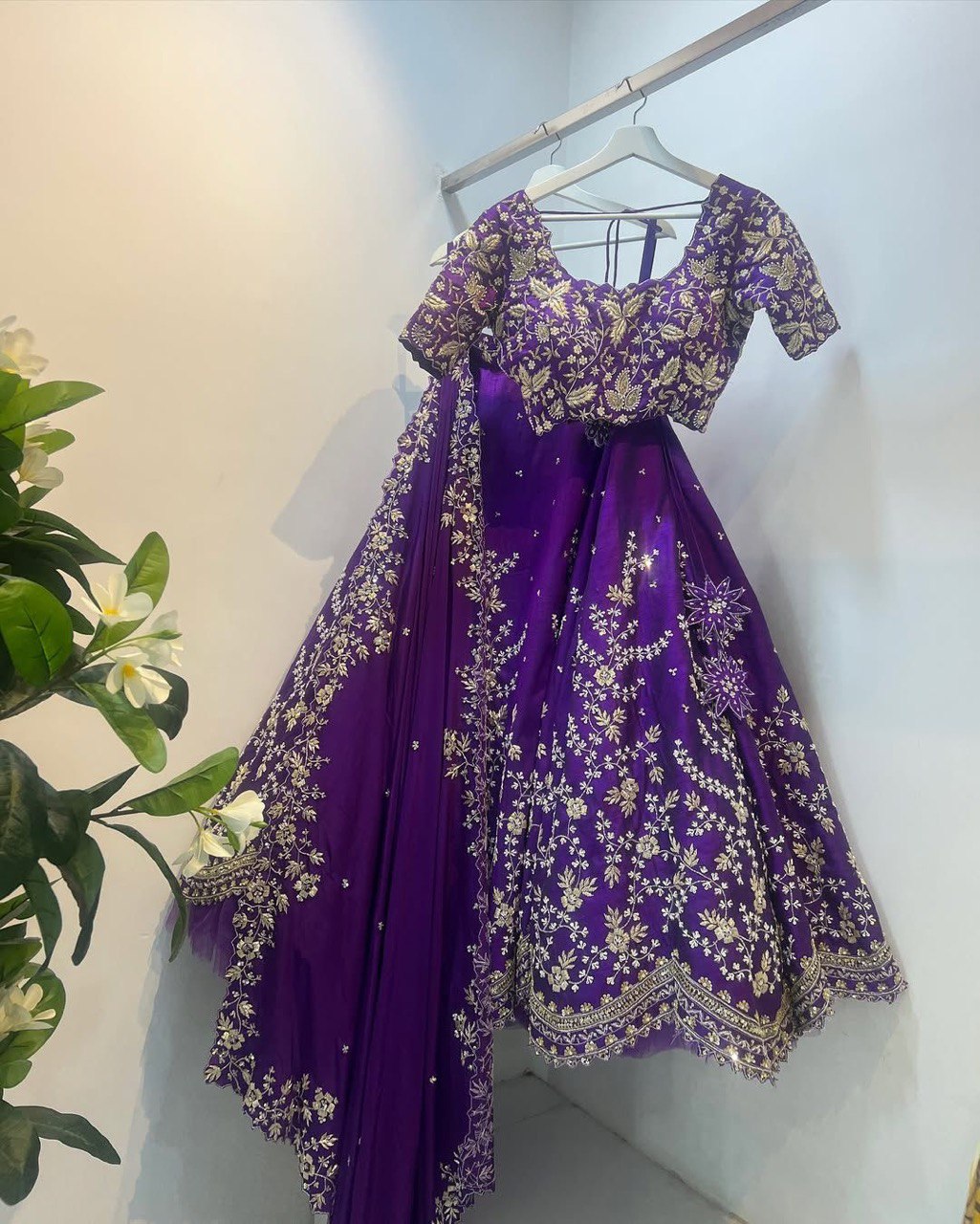 Buy Beautiful Designer Party Wear Embroidery Sequin Work Lehenga Choli