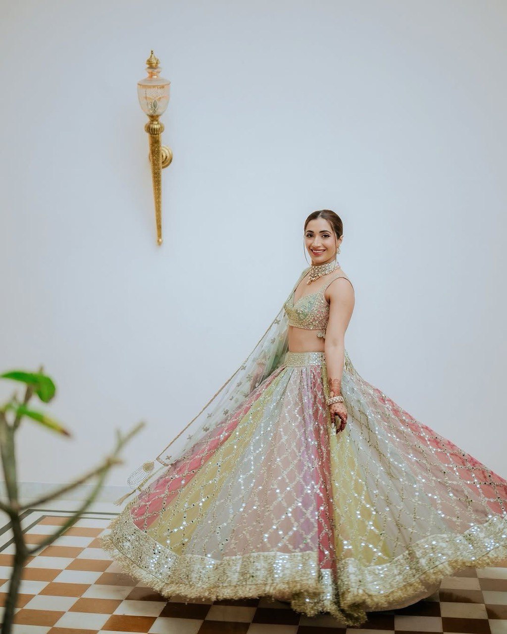 Wedding Special Multi Color Party Wear Designer Lehenga Choli