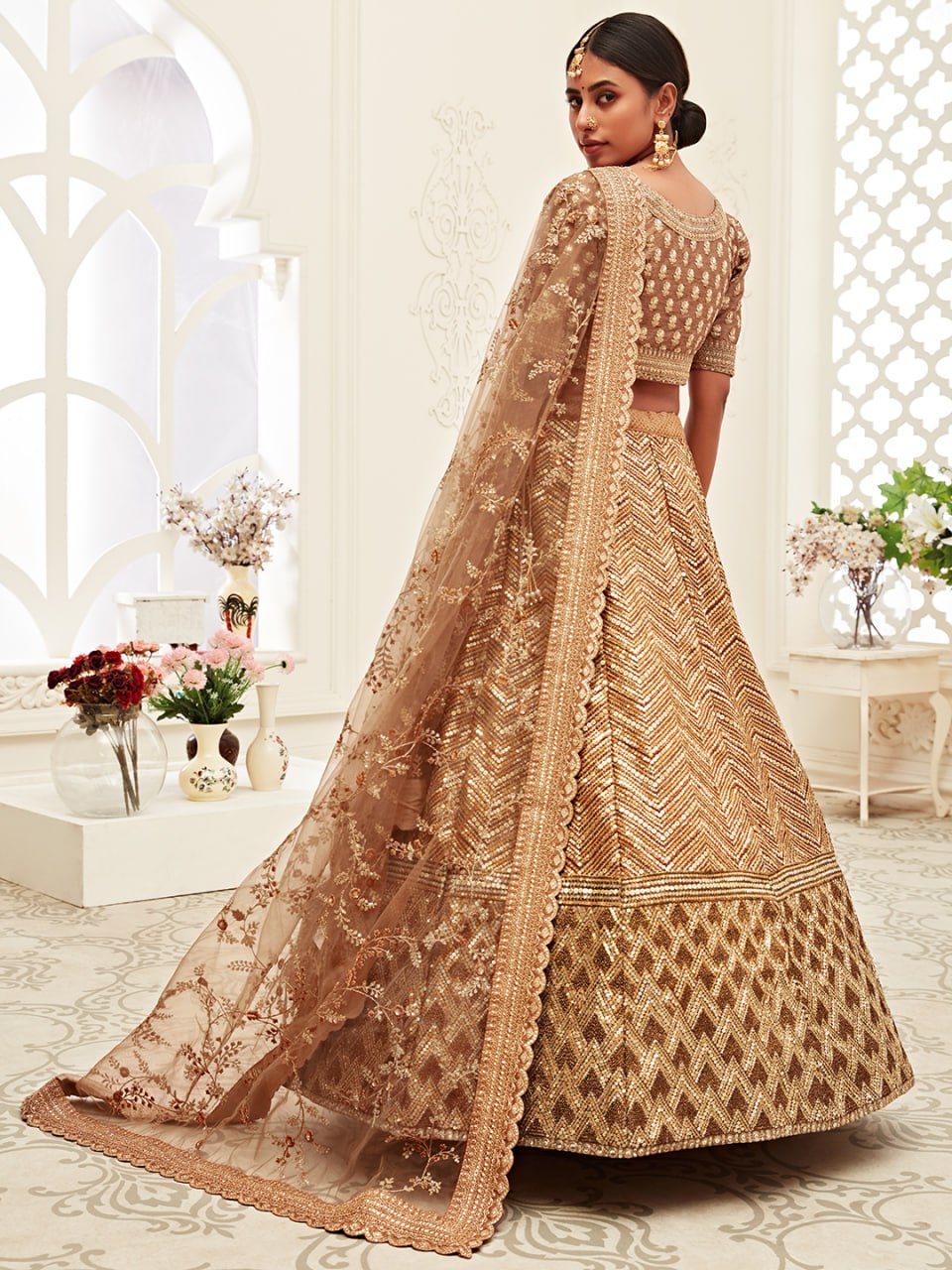 Attractive Semi Stitiched Unique Bridal Lehenga
