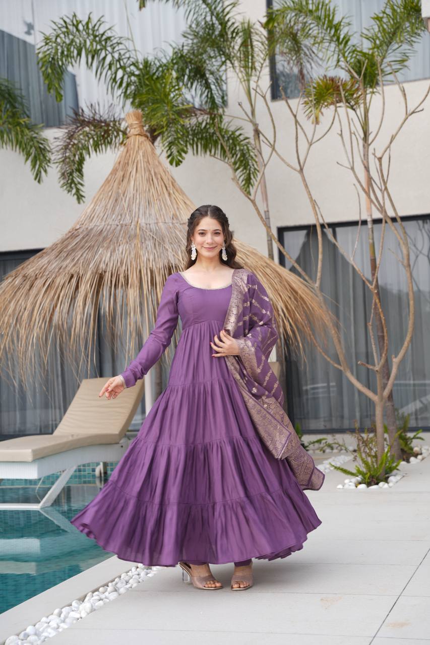 Most Trending Party Wear Designer Anarkali Gown