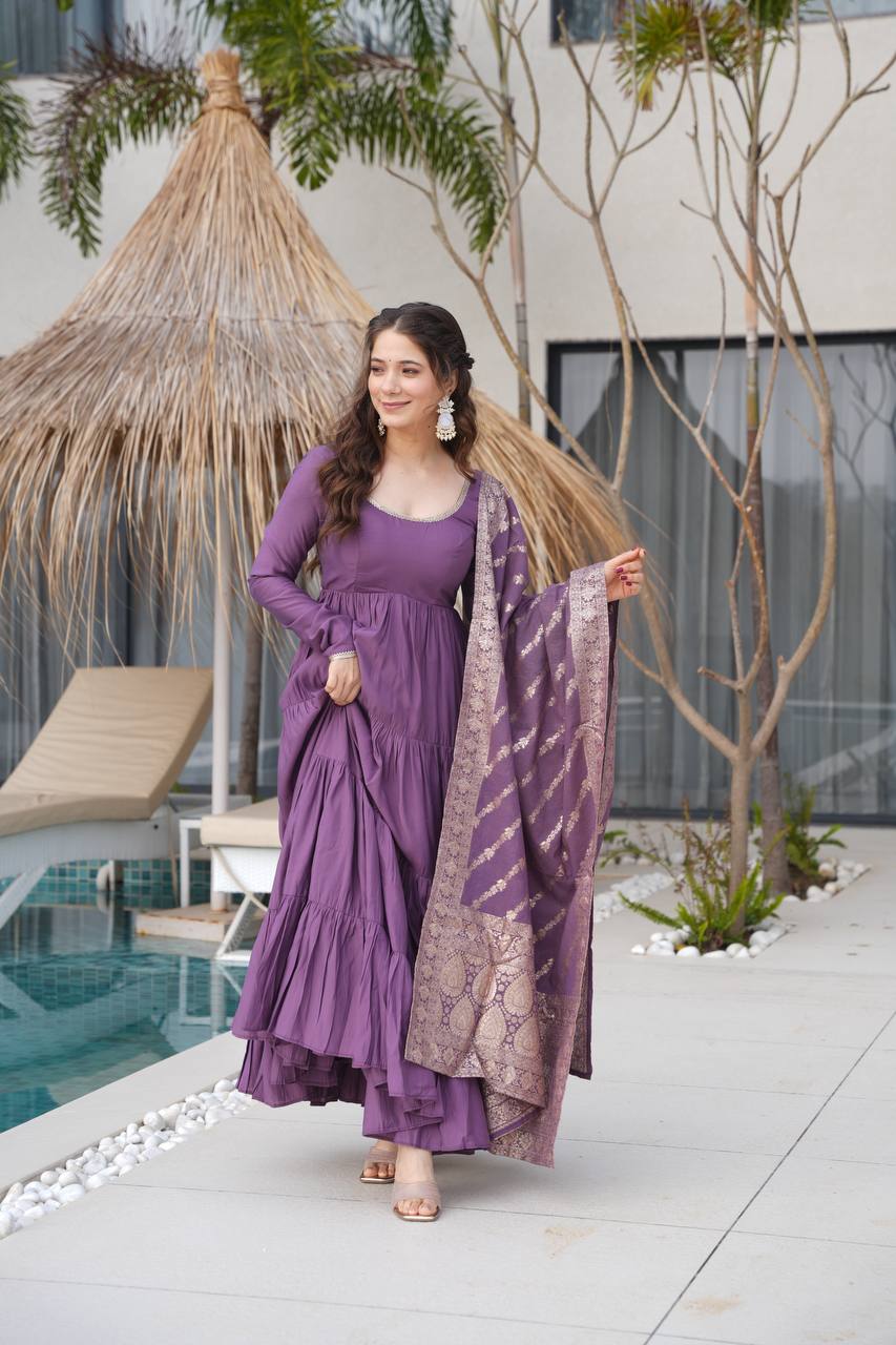 Most Trending Party Wear Designer Anarkali Gown