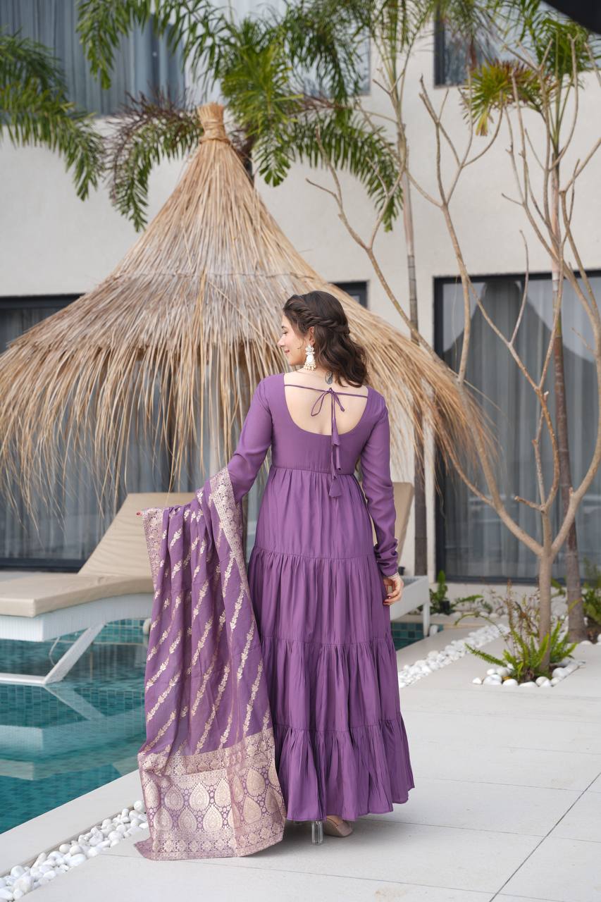 Most Trending Party Wear Designer Anarkali Gown
