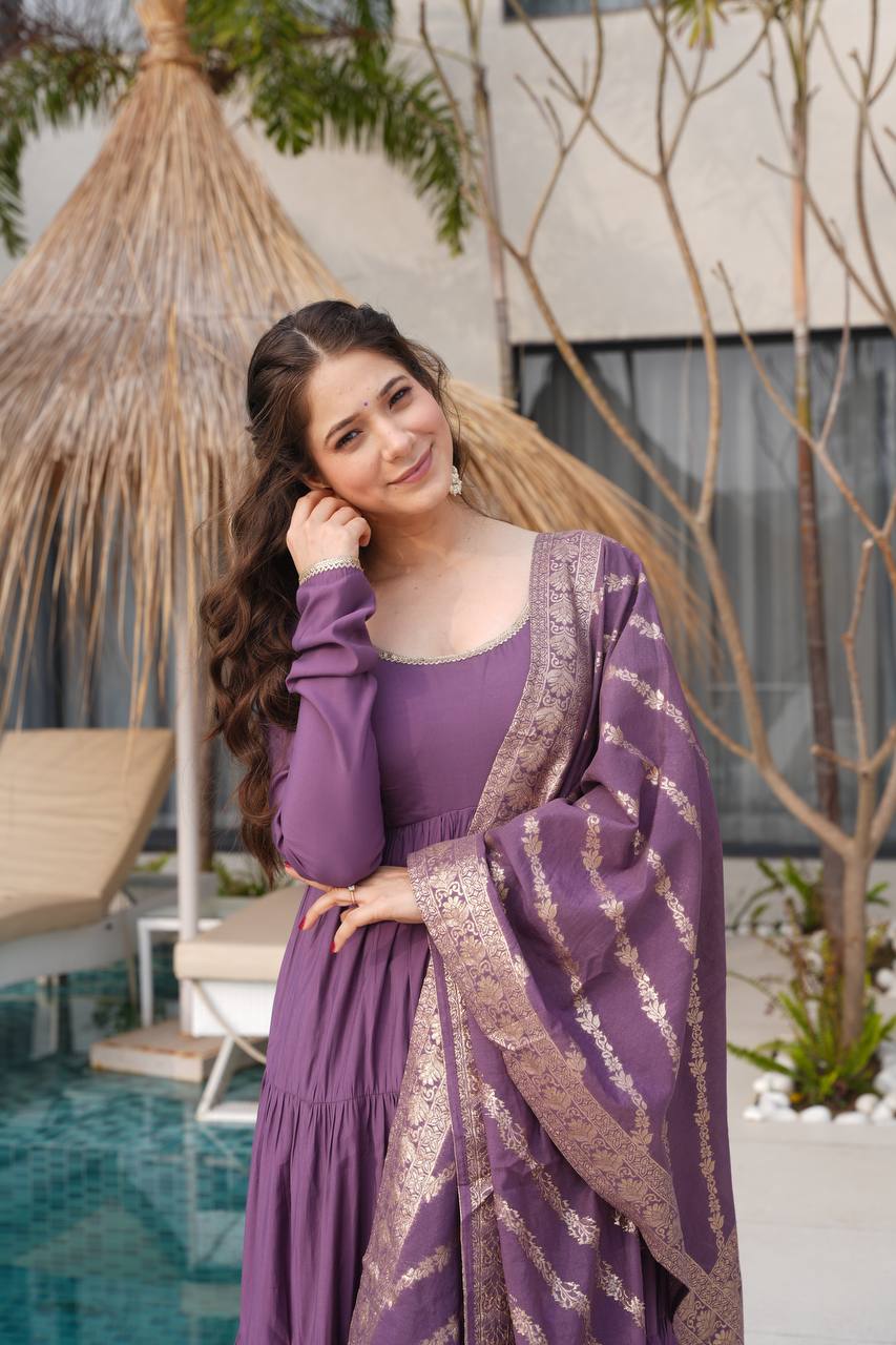 Most Trending Party Wear Designer Anarkali Gown