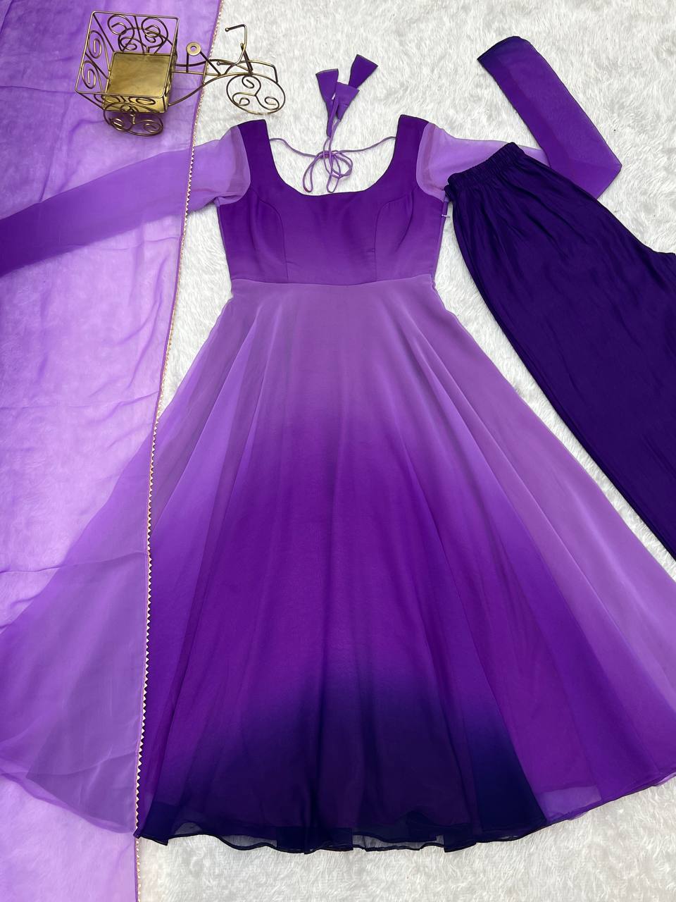 Most Trending Party Wear Digital Printed Party Anarkali Suit